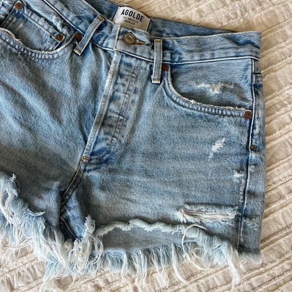 AGOLDE Parker Vintage Cutoff Shorts Size 26 - Picture 6 of 12